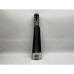 Artisan lap steel plank guitar in metallic black L74cm
