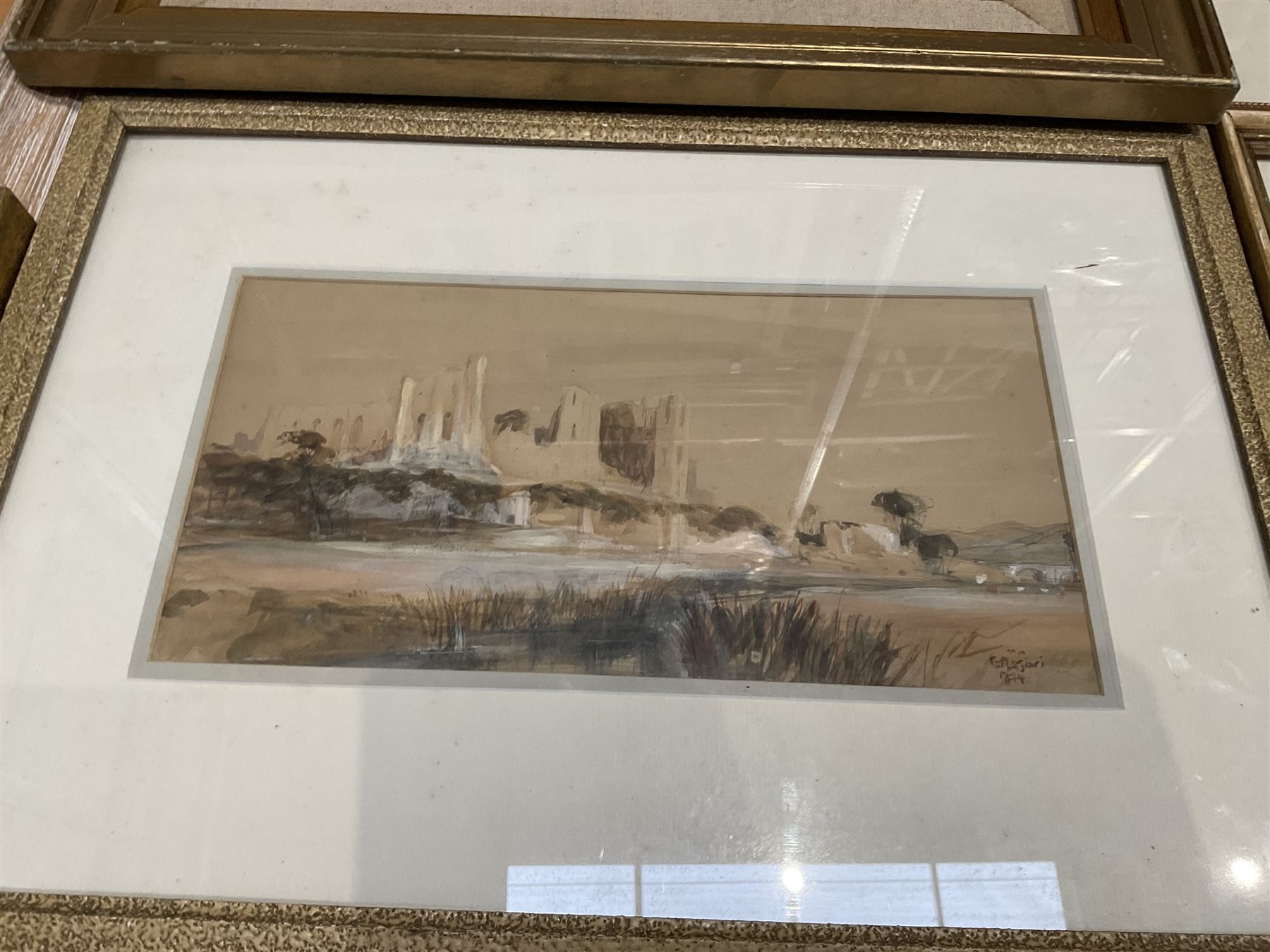 Collection of oil paintings and watercolours, artists including Geoffrey H Poole, Thomas Monro, Paul Marny, Robert Clarkson of Scarborough, classical watercolour, etc (16)