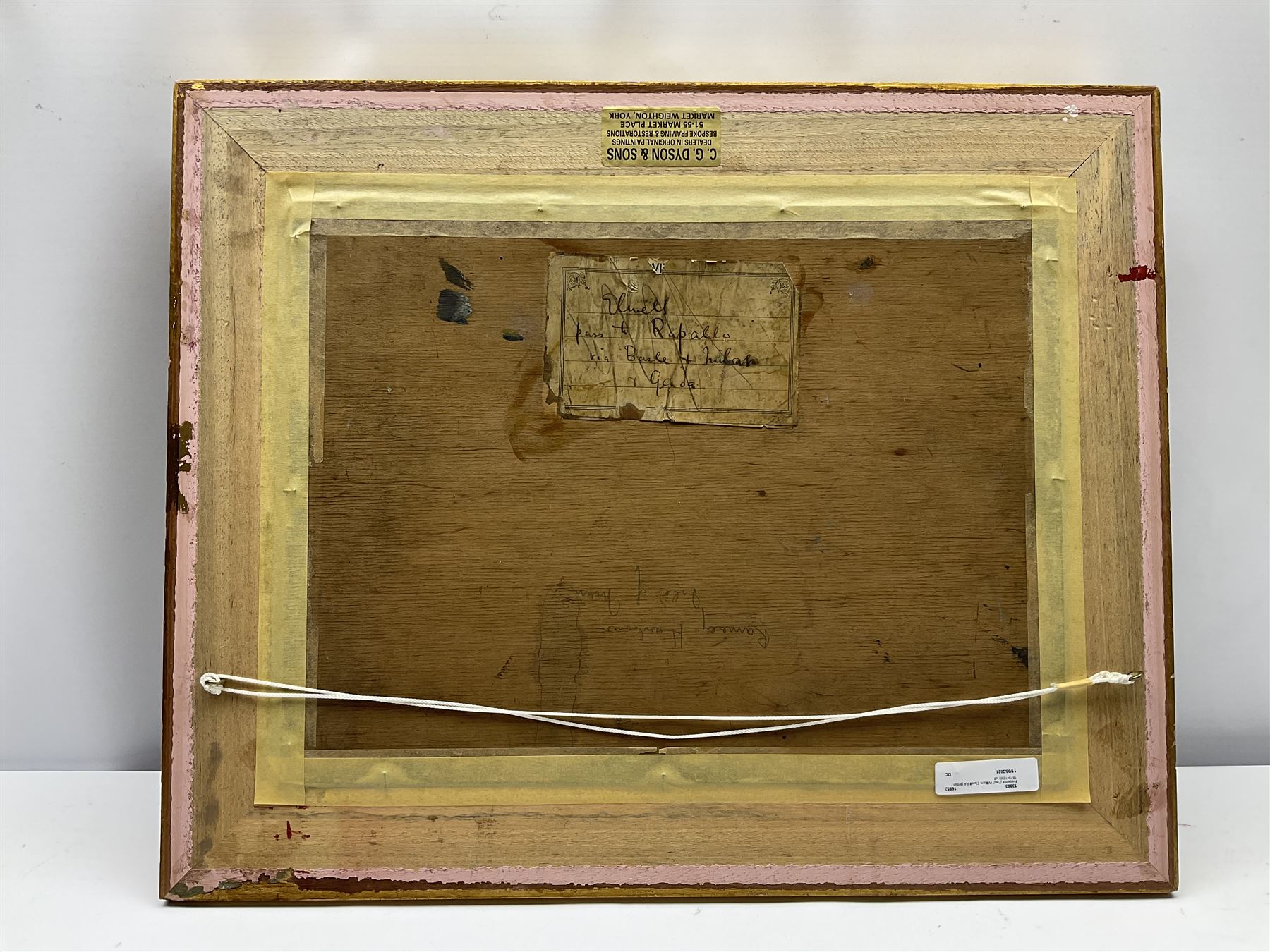 Frederick (Fred) William Elwell RA (British 1870-1958): 'Ramsey Harbour Isle of Man', oil on panel signed, titled verso 28cm x 38cm