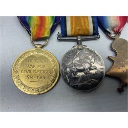 WW1 Naval group of four medals comprising British War Medal, 1914-15 Star and Victory Medal awarded to M.10222 E.W. Starmer J.R.A. (later S.R.A.) R.N.; and St. John Ambulance Brigade Coronation 1911 Medal to Pte. E.W. Starmer; all with ribbons