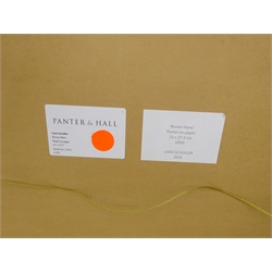 Lara Scouller (British 1983-): 'Brown Hare', pastel signed, titled and dated 2015 on label verso 51cm x 71cm 
Provenance: with Panter & Hall, London, label verso