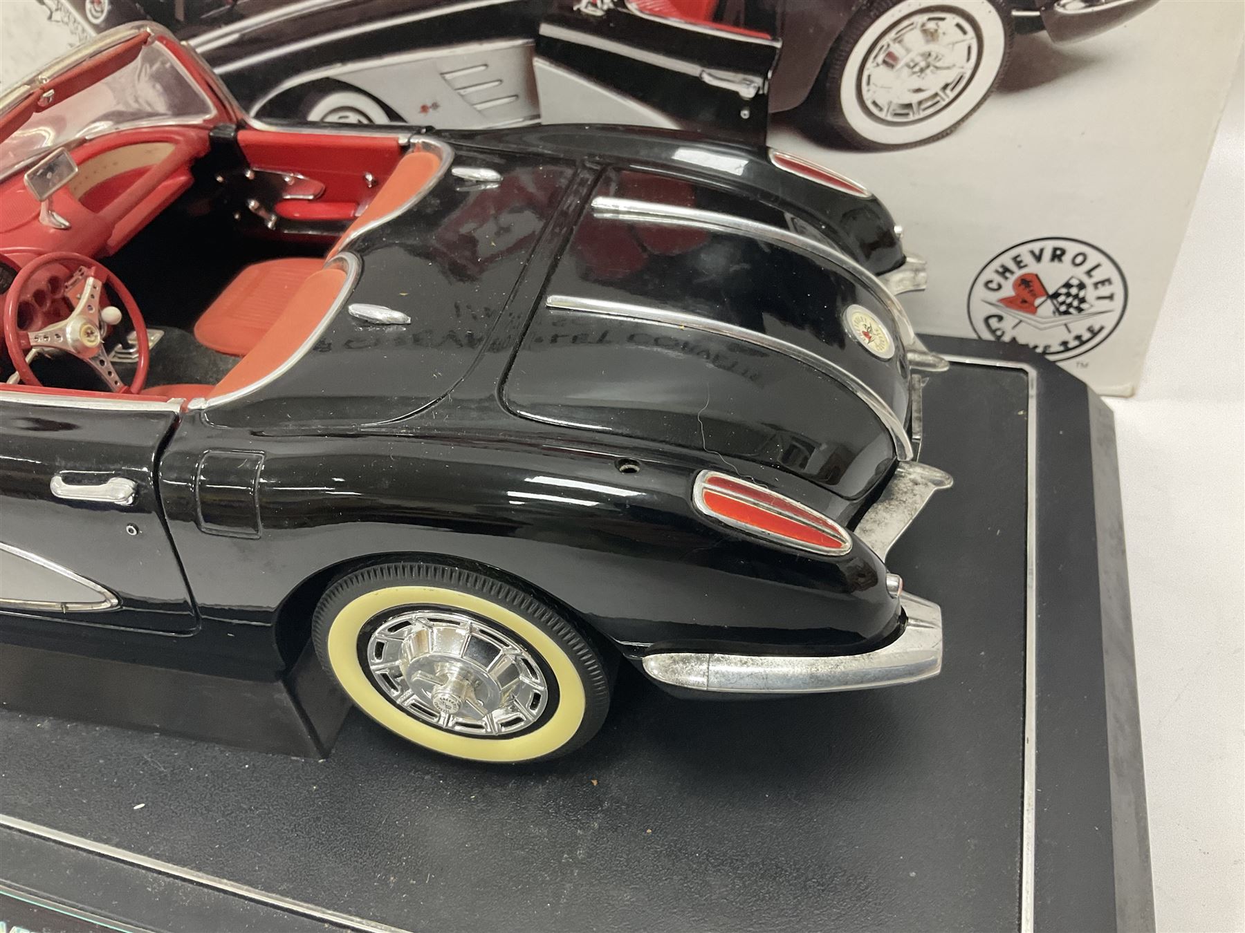 Gearbox 1:12 scale ‘1958 Chevrolet Corvette’ 17904 Mint Precision Series die-cast model, on plinth in original box