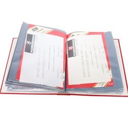 Comprehensive collection of approximately one-hundred and seventy Scarborough FC football programmes for the 1993/94, 1994/95 and 1995/96 seasons, all filed within six dedicated Scarborough FC red Home and Away binders