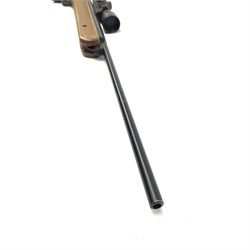 BSA .22 air rifle with break barrel action and Nikko Stirling 4x scope L110cm overall