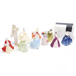 Ten Royal Doulton ladies, including Miss