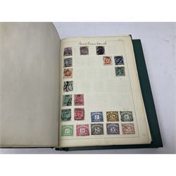 Queen Victoria and later Great British and World stamps, including two Queen Victoria penny blacks, both with Red MX cancels, various Penny Reds, King George V seahorses, small number of coins, etc
