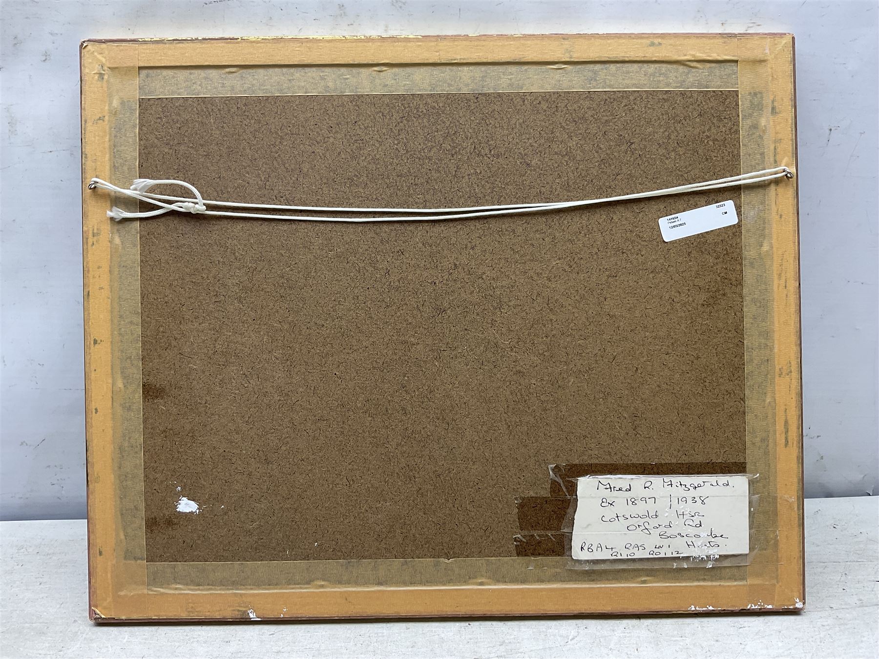 Frederick Richard Fitzgerald (British 1869-1944): Norwegian Fjord Landscape, watercolour signed 22cm x 32cm