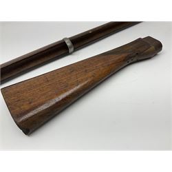 Quantity of spare parts for .577/450 Martini Henry rifle including two stocks, fore-end etc
