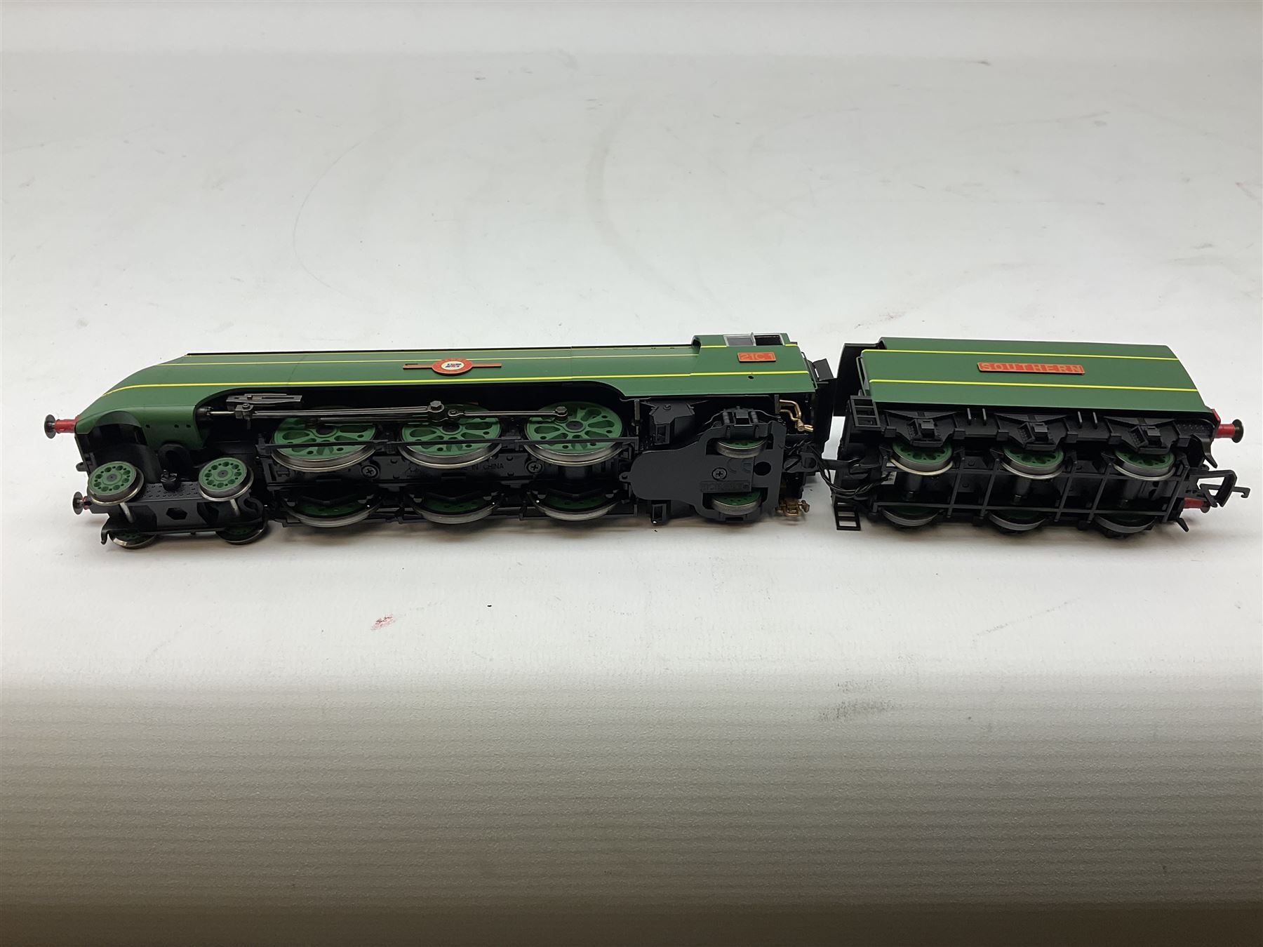 Hornby '00' gauge - Class P2 2-8-2 locomotive 'Cock O' The North' no. 2001, Class A4 4-6-2 locomotive 'Woodcock' no. 4493, Class A4 4-6-2 locomotive 'Golden Eagle' no. 60023 and Merchant Navy Class (Original) 4-6-2 locomotive 'Channel Packet' no. 21C1, all DCC ready (4)