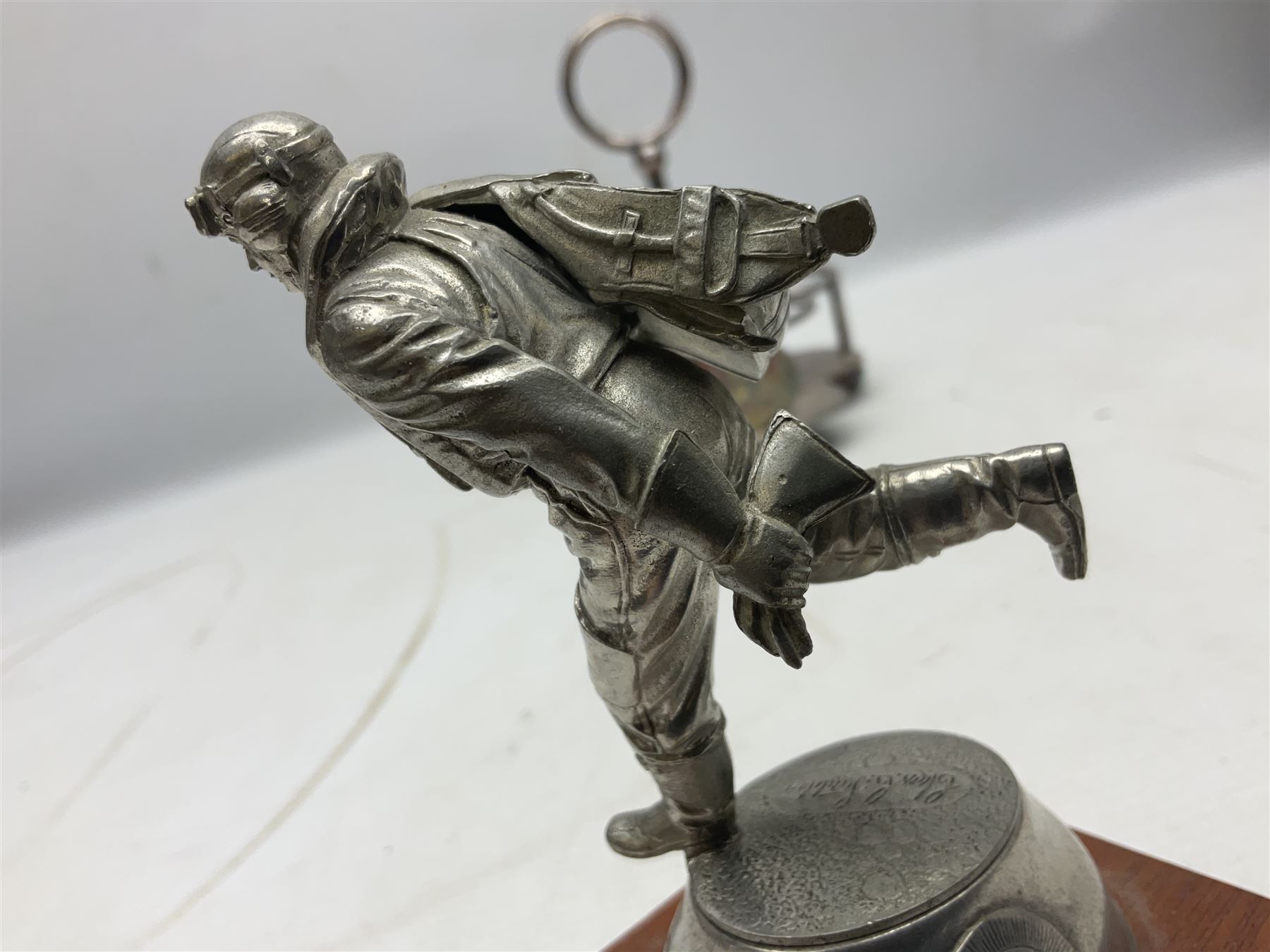 Walker & Hall silver plated RAF mess cruet frame H16.5cm; after Chas C