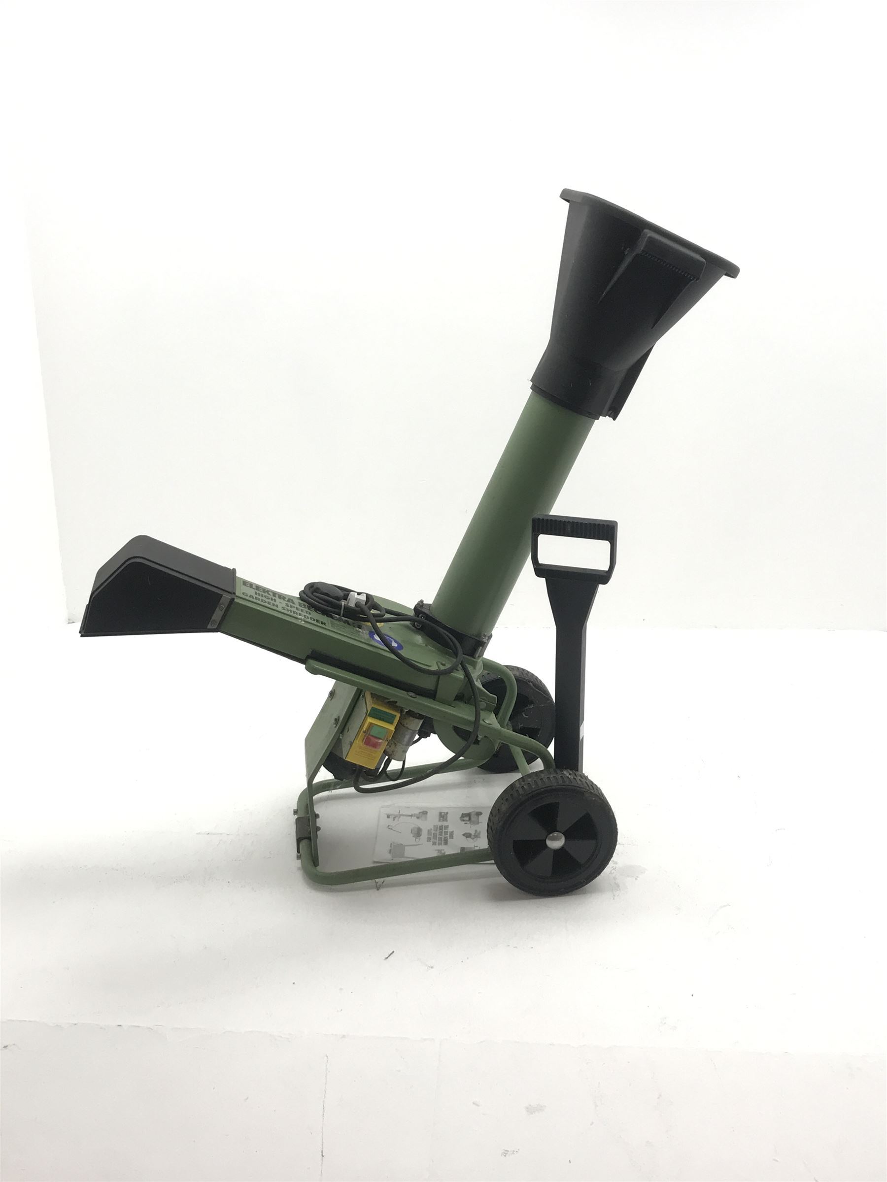 Elektra Beckum TH2500WNB garden chipper - spares or repairs - THIS LOT IS TO BE COLLECTED BY APPOINTMENT FROM DUGGLEBY STORAGE, GREAT HILL, EASTFIELD, SCARBOROUGH, YO11 3TX