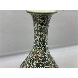 Royal Doulton Persian ware baluster shaped vase, H36cm