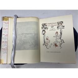 Fairytales by Hans Christian Andersen, illustrated by Arthur Rackham, including twelve colour plates, with red cloth cover and original dust jacket