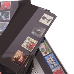 Queen Elizabeth II mint decimal stamps mainly on stock cards, face value of usable postage approximately 355 GBP