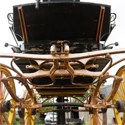 “The Duchess” Char-a-banc, ex. Bath Carriage Museum previously owned by B.J. Wicks & Son, Built by John Marstons, Birmingham.


A four wheeled horse drawn Char-a-Banc n named 