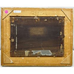 Frederick (Fred) William Elwell RA (British 1870-1958): A Quiet Water, oil on panel signed and dated 1906, 29cm x 39cm