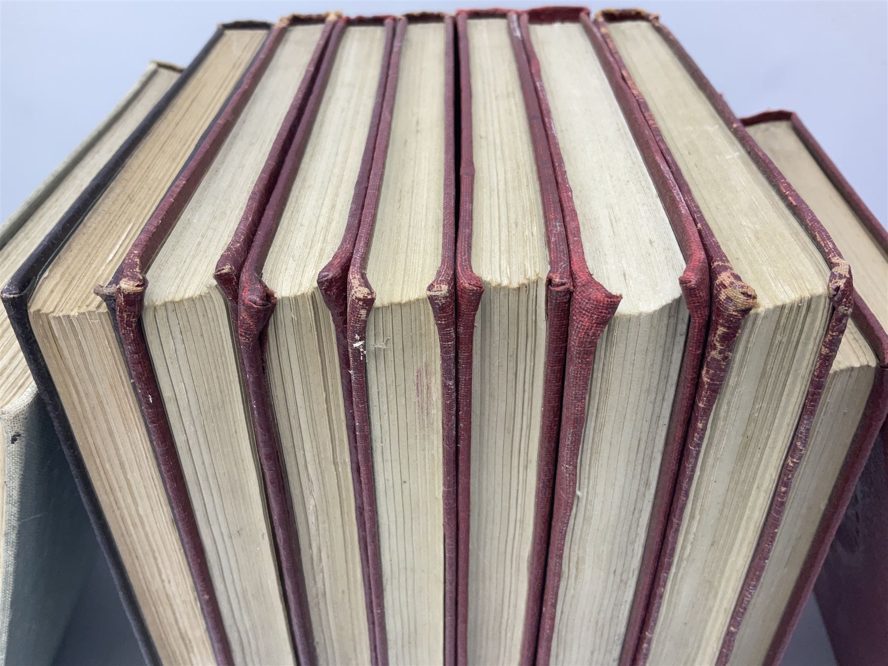 Military related books including two bound volumes of Phoenix Magazine Feb.1945 - Feb.1946; Knight W.S.M.: The History of the Great European War. Ten volumes; folding road map of India; The War in Pictures. Six volumes etc