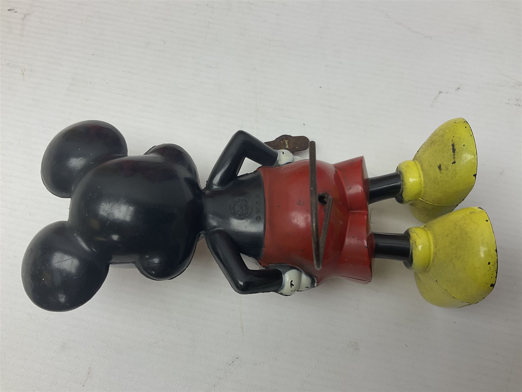 Pelham Puppet - Tyrolean Girl in yellow box; three 'A' Team action figures; clockwork plastic Mickey Mouse figure; and seven various fashion dolls (12)