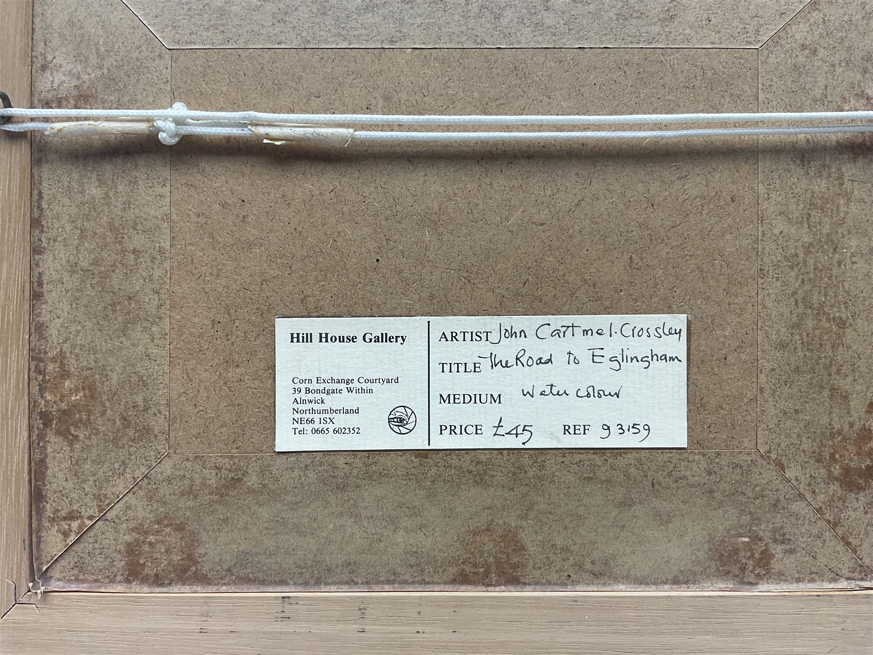 Henry George Walker (British 1876-1932): The Village Inn, etching with hand colouring; English School (Early 20th Century): Whitby Boats, watercolour unsigned; Hubert Ernest Bulmer (British 1874-1963): 'The Lodge - North Stainley Hall Nr Ripon', watercolour signed titled and dated 1948; John Cartmel Crossley (British 1933-?): 'The Road to Eglingham', watercolour signed, titled verso max 24cm x 34cm (4)