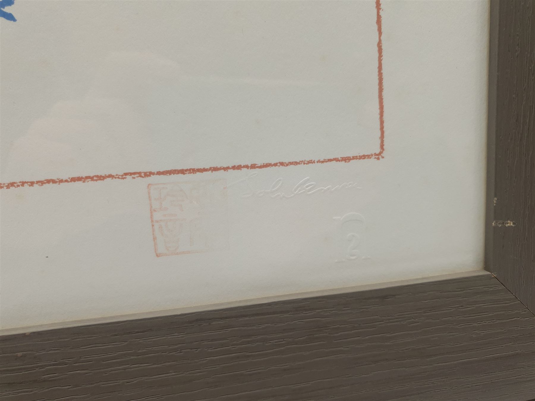 John Lennon (British 1940-1980): 'Feeling Good', limited edition lithograph signed and numbered 181/300 by Yoko Ono in pencil with blind stamps 49cm x 60cm