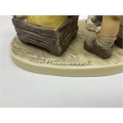 Large Hummel figure group by Goebel, Noisemakers, limited edition 282 of 2000, H17.5cm