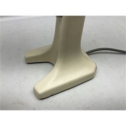 1950s Horlicks advertising shop counter electric mixer, with chrome fittings and stainless steel cup engraved Horlicks with wood handle, H50cm