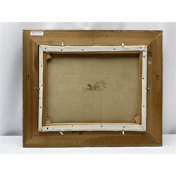 Norbert Sullivan Pugh (British 20th century): Cornish Harbour, oil on canvas signed 34cm x 44cm