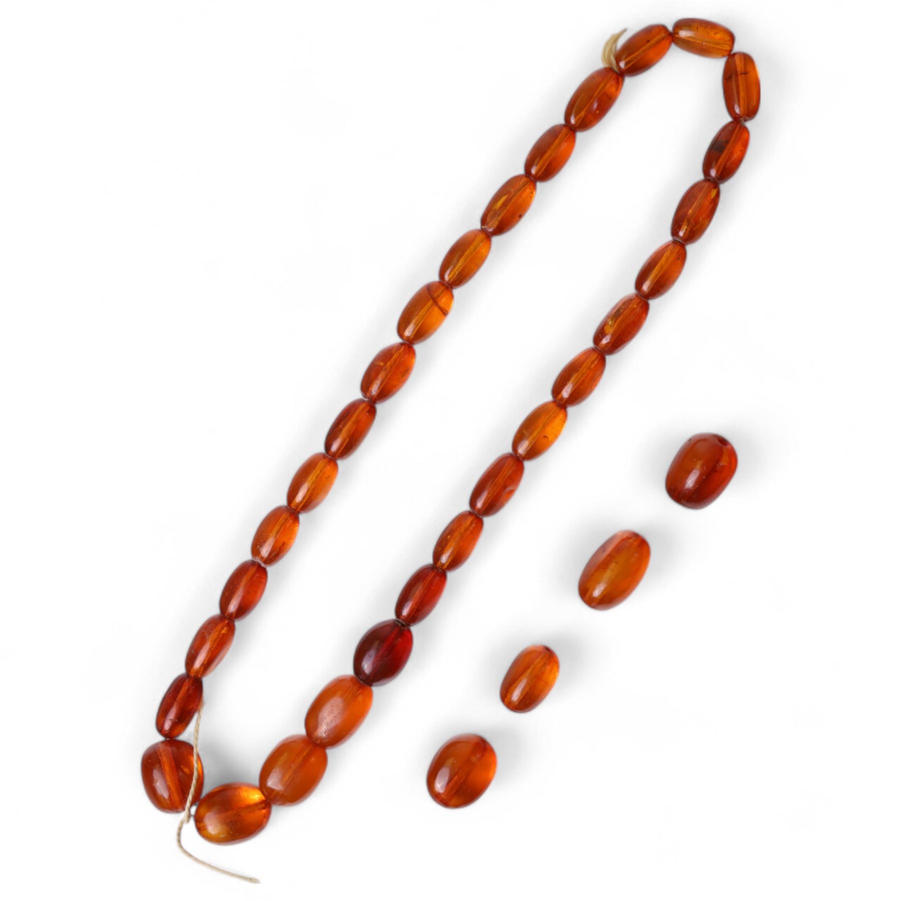 String of Baltic amber beads