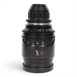 Cooke Mini S4/i 50mm T2.8 prime lens with PL mount, serial no. 8050-0714, with front and back lens caps