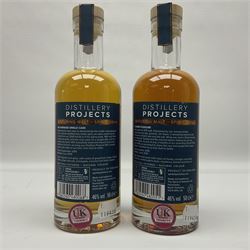 Spirit of Yorkshire Distillery, distillery projects maturing malt, project number 5, limited edition 1/544 and project number 6, limited edition 1/1142, 50cl, 46% vol (2)