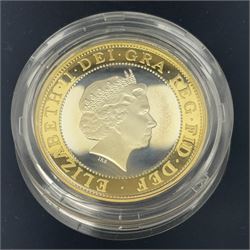 The Royal Mint United Kingdom 2003 'DNA Double Helix' silver proof piedfort two pound coin, cased with certificate