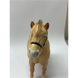 A Beswick figure, modelled as a Norwegian Fjord horse, model no 2282, with printed mark beneath,