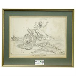 John 'HB' Doyle (British 1797-1868): 'Handwriting upon  the Wall' 'Stop Thief' 'Three Great Pillars of Government' and 'The Kentish Farmer', set four caricature engravings
pub. Thomas McLean 1831, 26cm x 33cm (4)