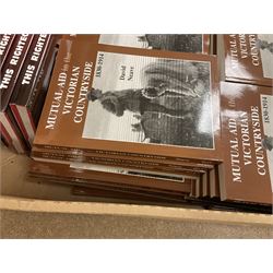 Books - Thirty seven copies of Mutual Air in the Victorian Countryside 1830-1914 by David Neave, four copies of Voices of Hull Real-Life Stories from the Hull City Play edited by Trevelyan Wright, four copies of The Journal of Surgeon Cass Aboard the Whaler 'Brunswick' of Hull, 1824 edited by A G Credland, four copies of This Righteous War by B S Barnes, four copies of Flying Sail Humber Keels and Sloops by Michael E Ulyatt, four copies of Old Beverley by Philip Brown, etc., in two boxes 