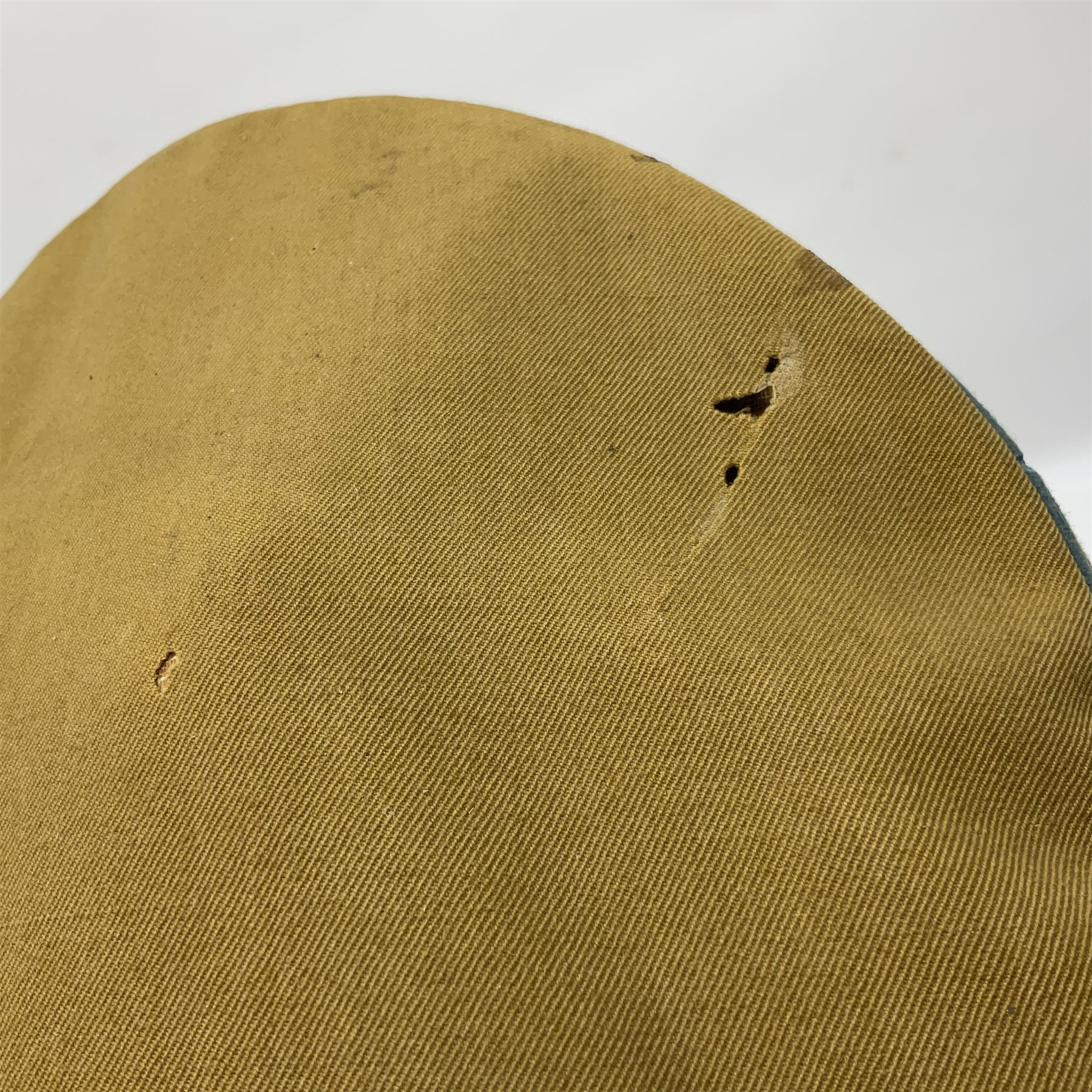 WW2 German Political Leaders brown cloth visor cap with metal insignia; labelled K. Hartel Weiden