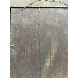 Thomas Kent Pelham (British fl.1860-1891): Young Spanish Lady with Guitar, oil on mahogany panel signed with initials, further signed and dated 1889 verso 24cm x 18cm