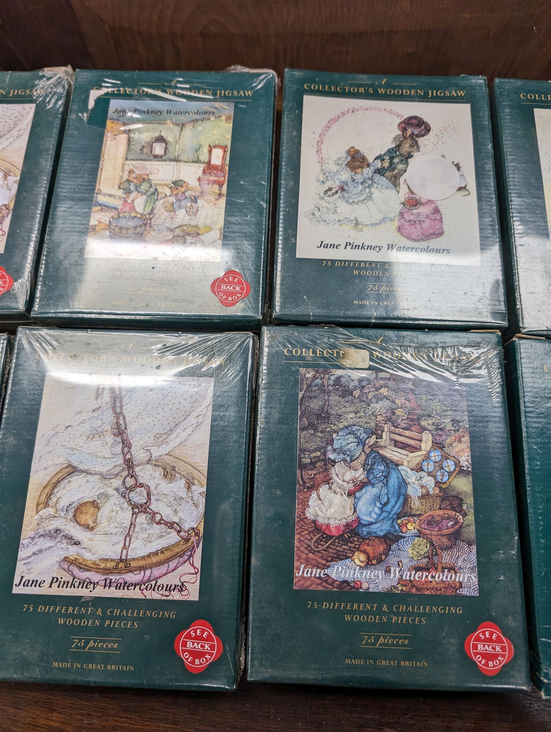 Chatsworth box easel, together with a Reeves table easel, collection of Wentworth jigsaw puzzles and two picnic baskets