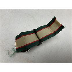 George VI India General Service Medal with North West Frontier 1936-37 clasp awarded to Bearer Khan Akbar 2-Border R.; with ribbon