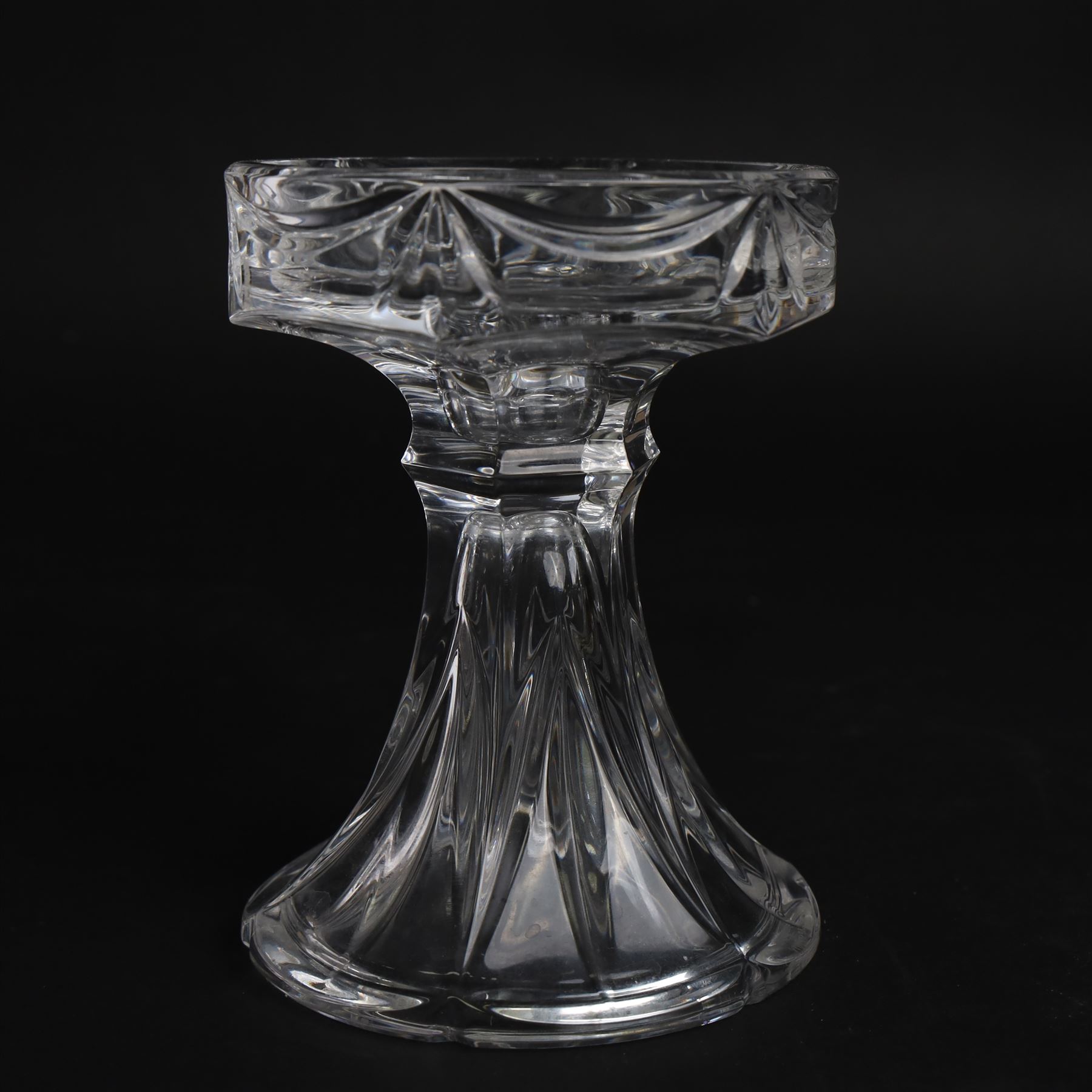 Waterford Marquis stacking decanter and tumbler set, together with Waterford candle stick 