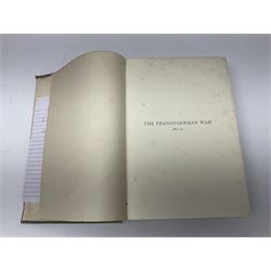 Scrap book of WWII maps, and Maurice, The Franco-German War, from the library of William Thomas, Baron Bolton