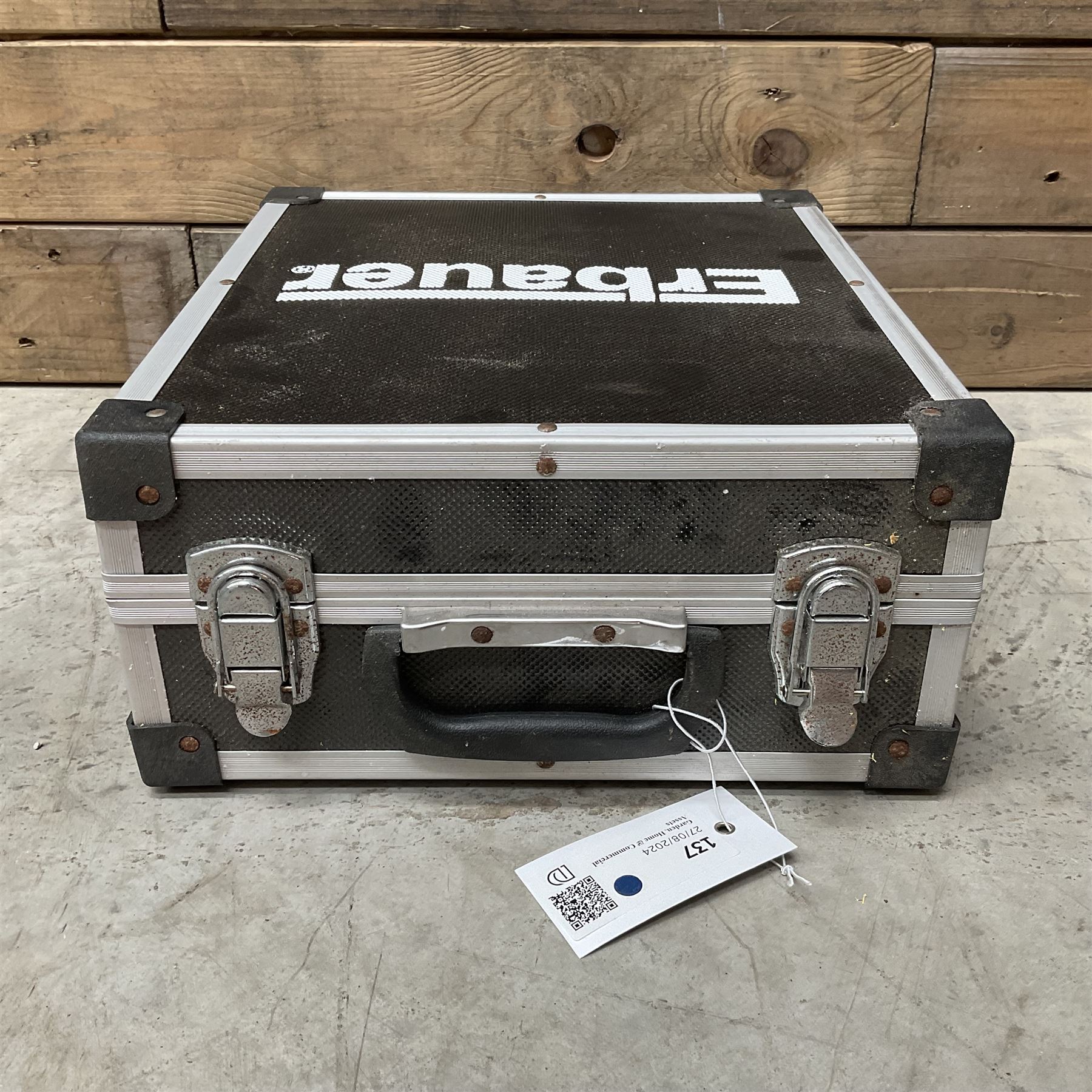 Erbauer core drill bit set, cased