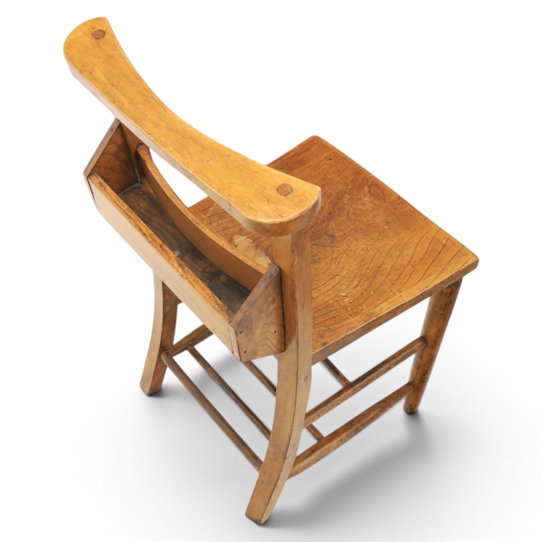 Country pine draw leaf table, bench seat and six chapel chairs, the top of plank construction, with two frieze drawers, additional leaves extending to 320cm, with bench seat and six elm chapel seats