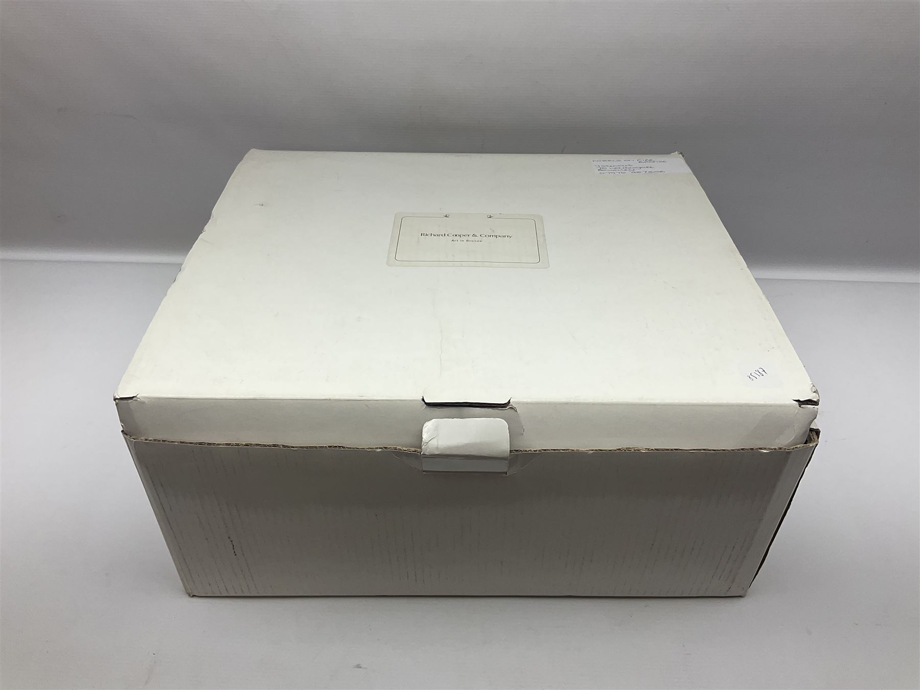 Grant Palmer; Wheels On Fire, limited edition bronze of cyclists, H21cm