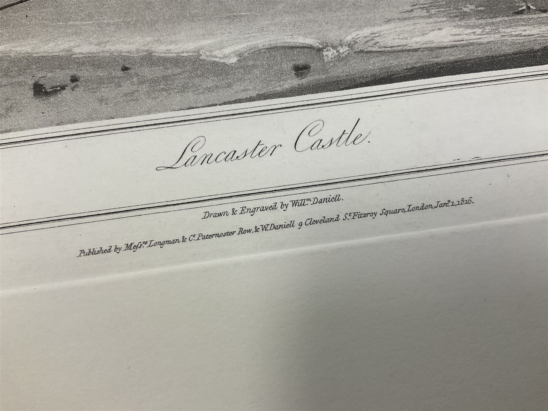 William Daniell RA (British 1769-1837): Scarborough, Whitby, Flamborough, Whitehaven, Tynemouth, Holy Island, Lancaster, et al., set of nineteen aquatints 23cm x 30 cm (19) (unframed)