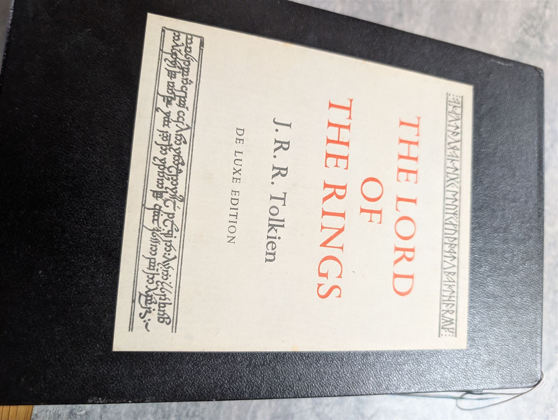 J.R.R Tolkien; Lord of the Rings and Hobbit De Luxe Editions, George Allen and Unwin, London, 1979