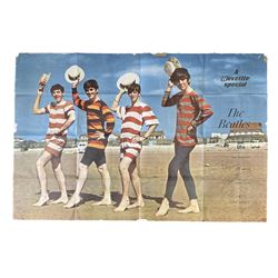 Beatles 1963 Reveille poster, with printed autographs, H102cm W152cm