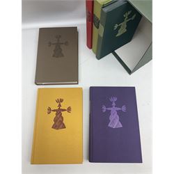 Folio Society; nineteen volumes to include seven book box set Jane Austin, Six book box set Tom Hardy, two book box set Charlotte and Emily Bronte, etc
