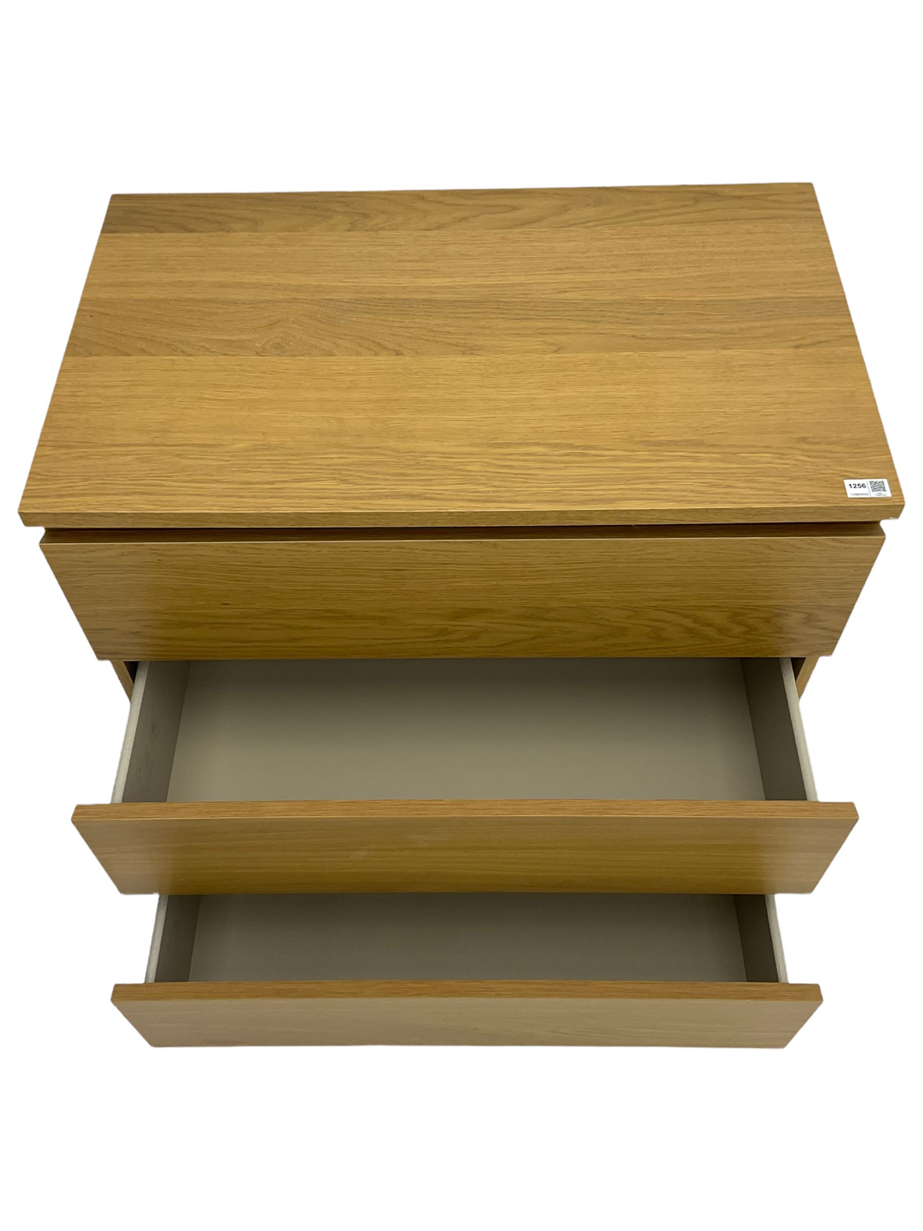 IKEA light oak four drawer chest The Furnishings Sale Furniture