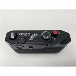 Canon 7 camera body, painted black, serial no. 869262