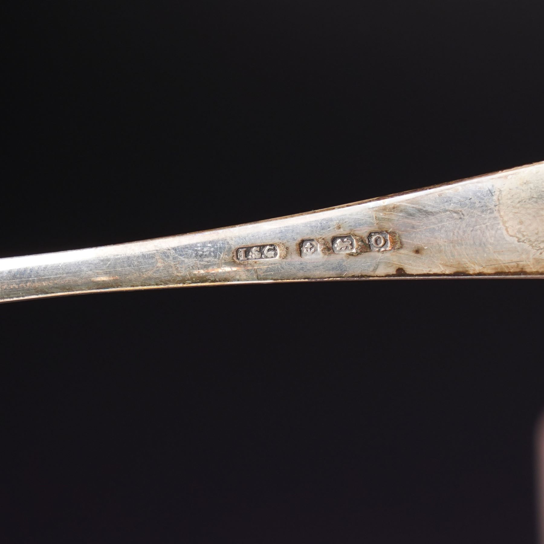 Set of six bead edge silver teaspoons Birmingham 1929-1933,  single teaspoon and a Mordan Everpoint silver pencil